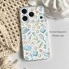 Мультяшный чехол с магнитом, матовый прозрачный, для iPhone 17,16,15,14,13,12,11 Pro,Max,Plus,Mini,Air,E, с изображением врача, медсестры
