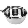 Stainless Steel Hanging Food Water Bowl Feeder for Cat Pet Dog Puppy Crate Cage