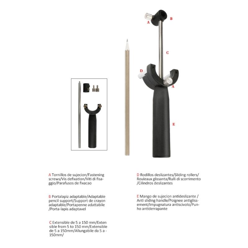 Автомобильный внедорожник, датчики, параллельный разметчик для ремонта вмятин, колесная арка, линия маркировки кузова, ручной инструмент из нержавеющей стали, 5-15 см, регулируемый