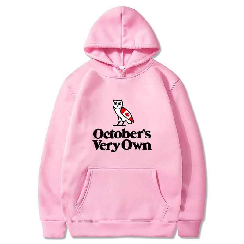 OVO Canda Heritage Толстовки Мужская Мода October's Very Own Принтованные Свитшоты Женские Повседневные Худи Пуловеры Уличная Одежда Харадзюку