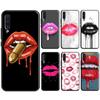 Сексуальный чехол для телефона с красными губами для Samsung Galaxy A50 A70 A02S A20S A21S A52S A12 A32 A52 A72 A51 A71