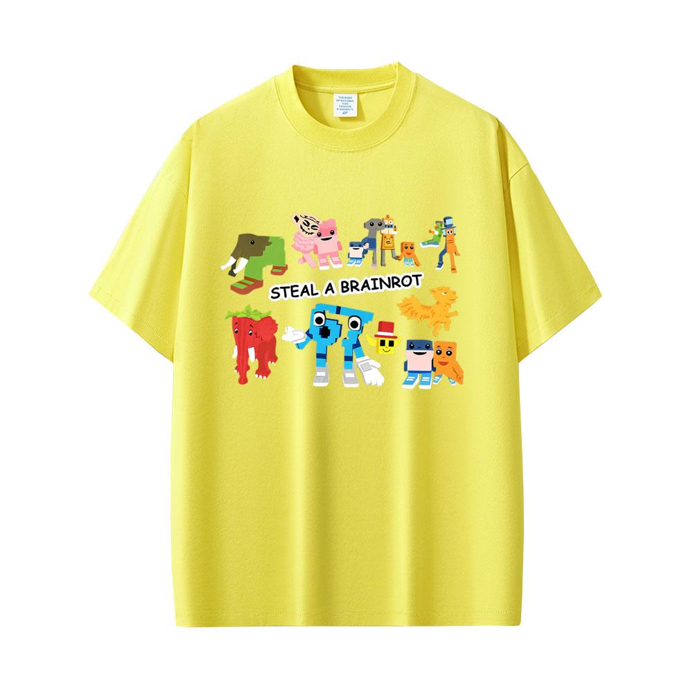 Funny Italian Brainrot Steal A Bratnrot Graphic T Shirt Six Seven 67 Number Print Tshirt Unisex Women Casual Oversized Tshirts