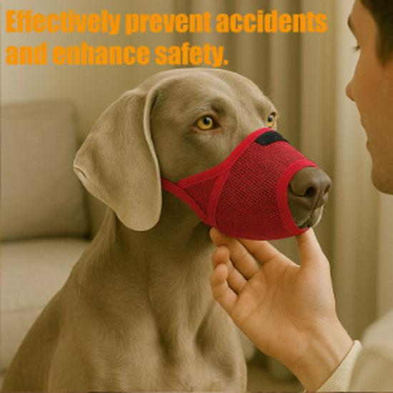 Breathable Anti-Bite, Anti-Bark, Leak-Proof Dog Muzzle