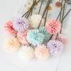 5Pcs Silk Ball Chrysanthemum Wedding Artificial Flower Christmas Decor Vase for Home Scrapbooking Flower Arrangement Accessories