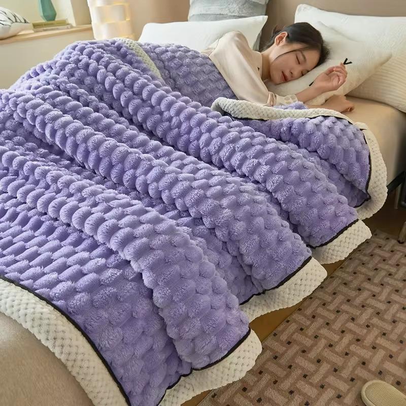 Blanket Turtle Velvet Autumn Winter Warm Sleeping Soft Comfortable Flannel Fleece Blankets For Bed Cozy Thickened Warmth Quilt