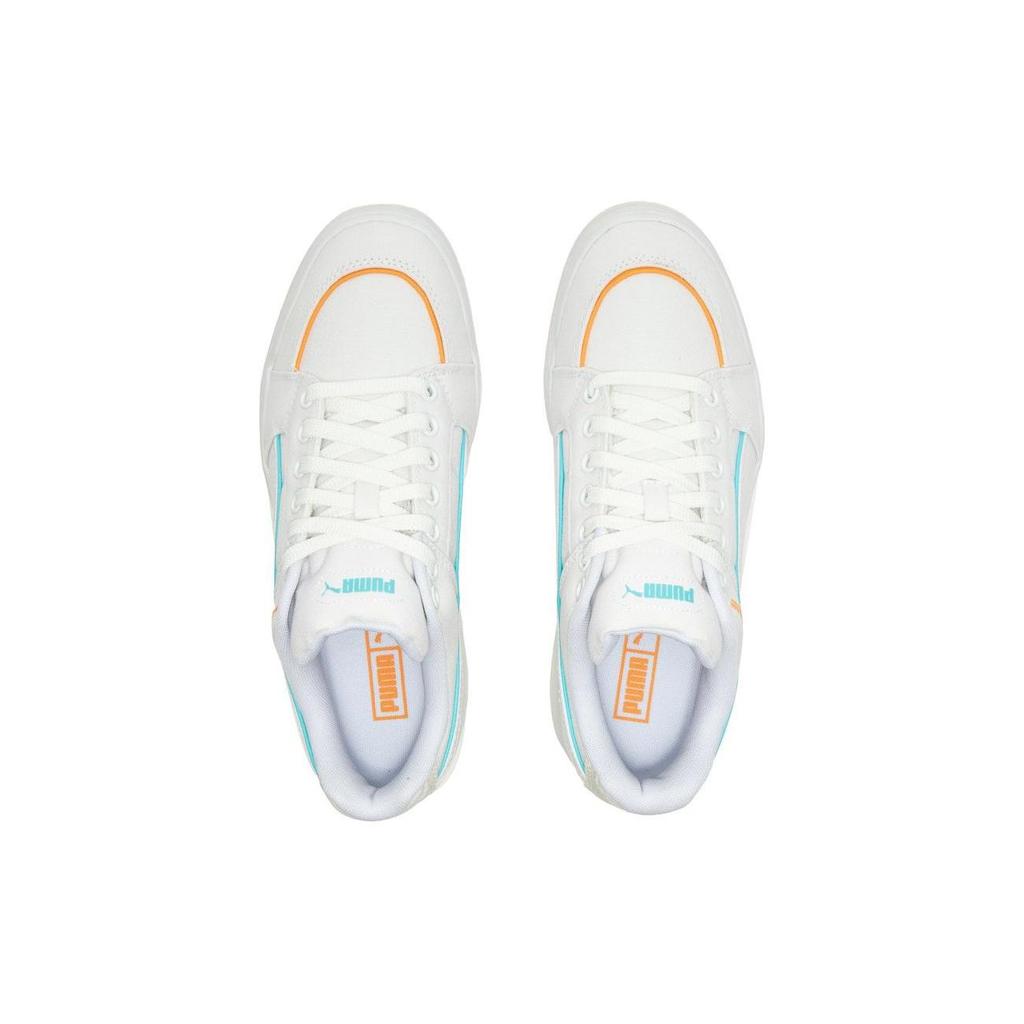 Puma Slipstream Lo Canvas Low Top Sneakers Unisex Sneakers White Blue 390123-02