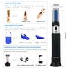 Alcohol Refractometer 0-80% Spirits Tester Alcoholometer (Single Scales) Adjustable Manual Focu