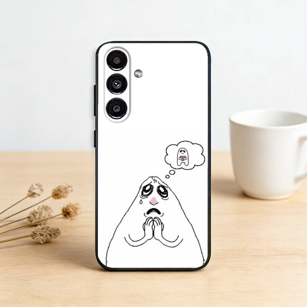 H-ХОМЯК C-ПЕЩЕРНЫЙ ЧЕЛОВЕК     Чехол для телефона Samsung Galaxy A13,21s,22,31,32,52,53,71,72,73,Мягкий черный чехол