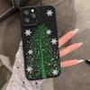 Рождественский Мультяшный Новогодний подарок Чехол для телефона iPhone 15 14 13 12 11 Pro Max Mini X Xs XR 7 8 Plus SE Мягкий силиконовый Чехол