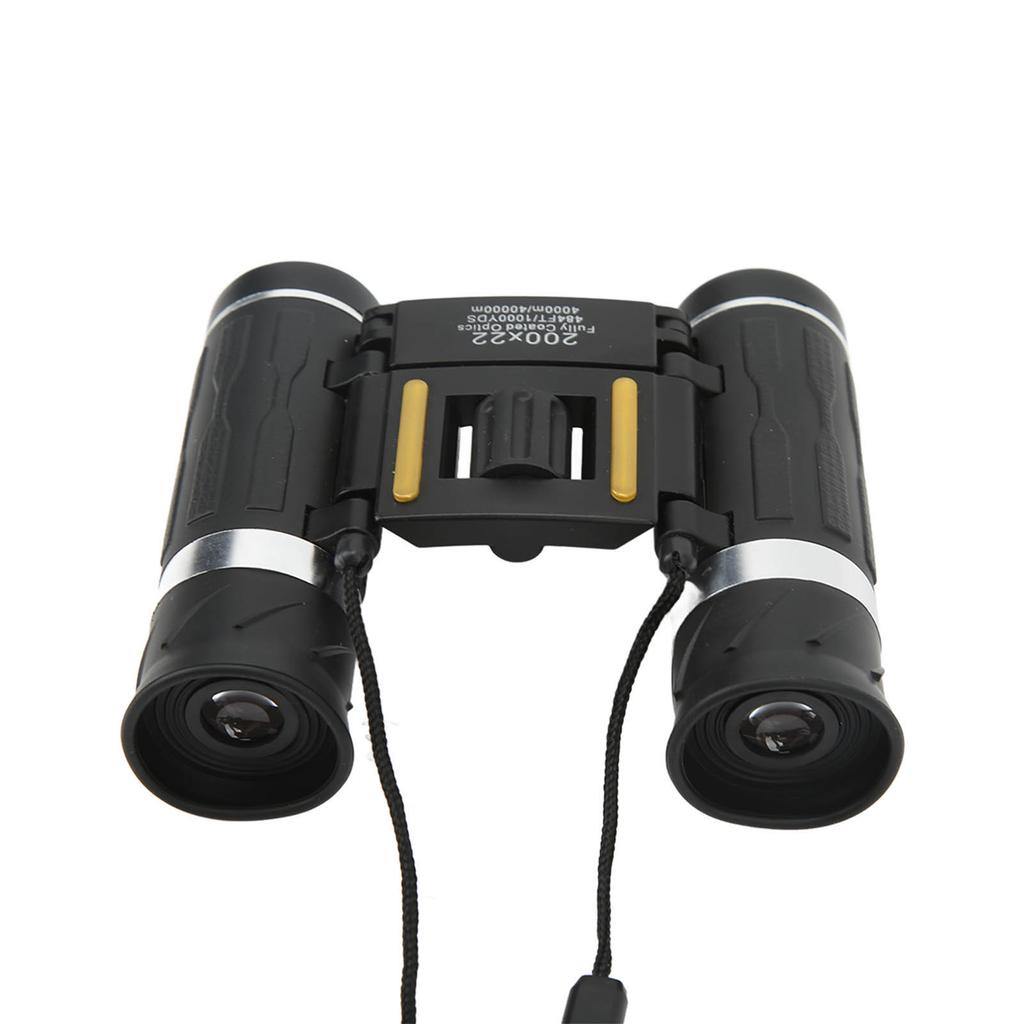 200x22 Компактный бинокль Высокой четкости Оптическое стекло Портативный Мини бинокль Телескоп для
