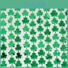 Яркий 2-метровый ирландский трилистник ко Дню Святого Патрика, дождевая занавеска, товары для украшения вечеринки