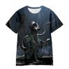 3A Action Game Black Myth Wukong Series 3D цифровая печать повседневные свободные футболки с круглым вырезом и короткими рукавами мужские