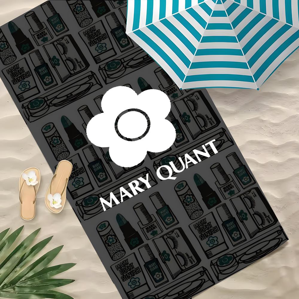 Бренд Mary Quant Полотенце Полиэстер Пляжное полотенце Быстросохнущее Не прилипает песок Банное полотенце Для лета Бассейна Путешествий Отпуска