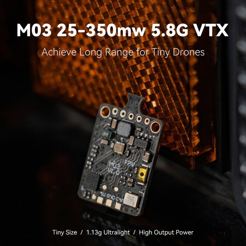 M03 25-350 МВт 5,8G VTX Регулируемая мощность для дронов Bwhoop Регулировка мощности квадрокоптеров