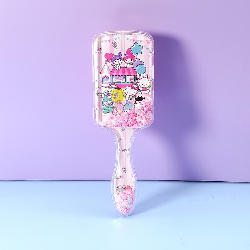 Кавайные расчески Sanrio Kuromi с воздушной подушкой и массажем, My Melody, Cinnamoroll, расческа для волос, парикмахерский инструмент, подарок для девочек