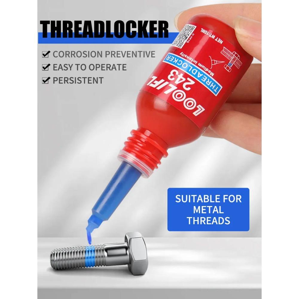 50 мл фиксатор резьбы анаэробный клей анти-расшатывание винтов клеи крепежный герметик быстроотверждающийся фиксатор резьбы герметик для винтов