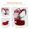 Baby Carrier with Hip Seat Breathable & Detachable Design Adjustable Strap Side Pockets Multifunctional Ergonomic Baby Safety Carriers Waist Stool fo
