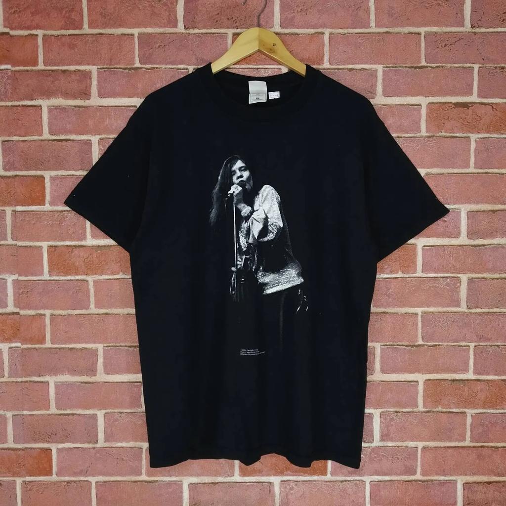 Vintage 90s Janis Joplin American Singer Songwriter Promo Music T Shirt