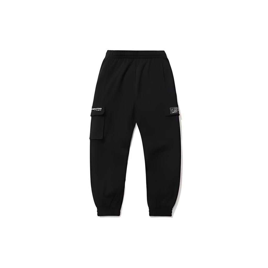Li Ning Спортивная Модная Коллекция Спортивные Штаны Мужские Черные AKLR023-2