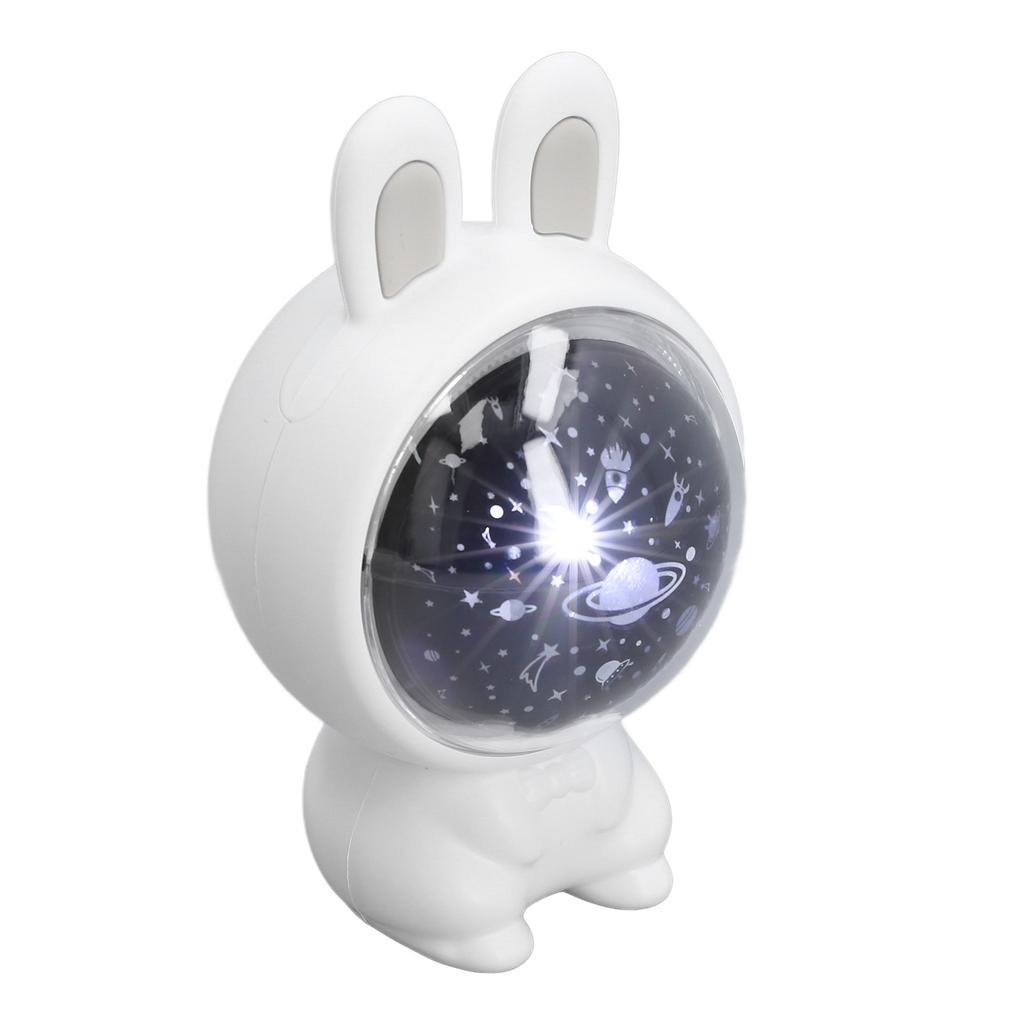 Звездный проектор в форме кролика, мягкий свет, проектор, ночник для дома, спальни, гостиной, 5 В