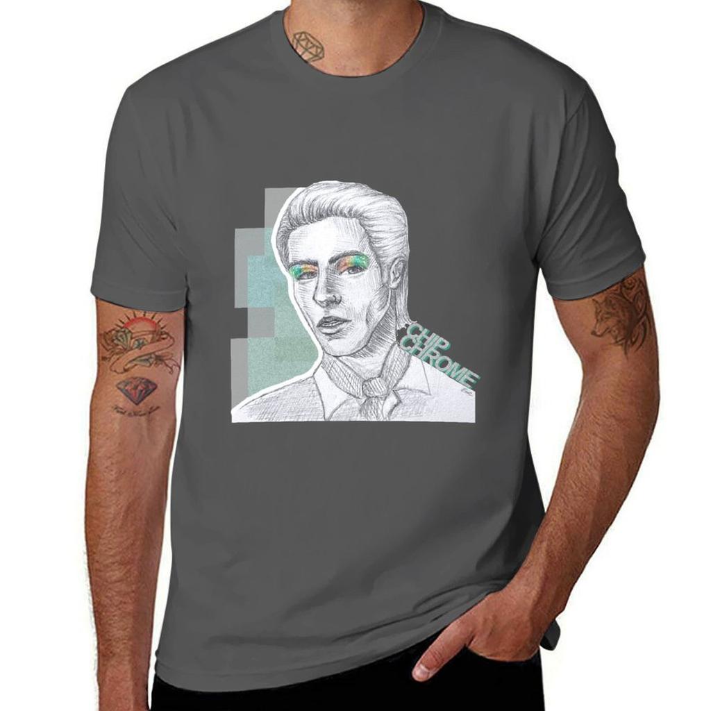 Футболка Chrome, забавная хлопковая футболка с принтом Chip, футболка Neighbourhood - футболки на заказ