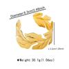 Fashion Personalized Leaf Open Bracelet For Women Ladies