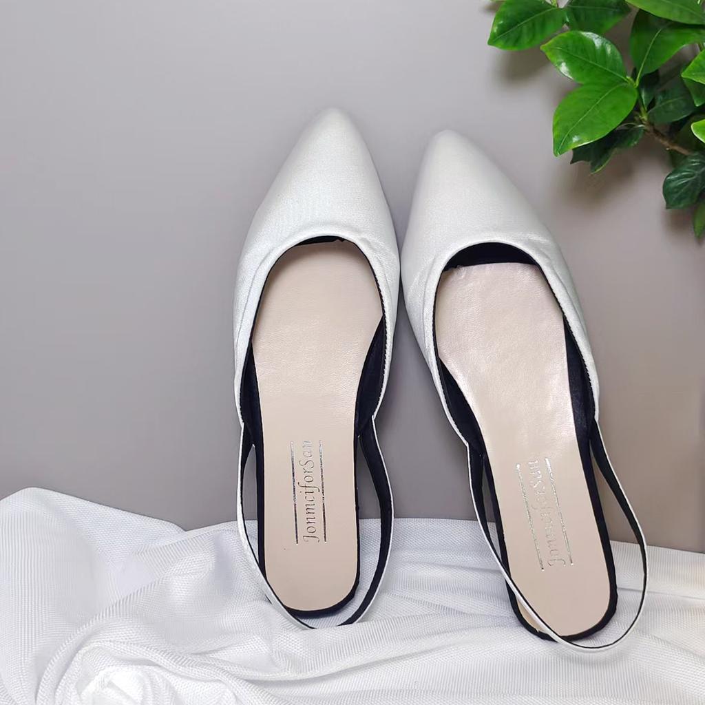 Модная женская весенне-летняя обувь на плоской подошве однотонная с закрытым носком винтажная универсальная повседневная обувь одежда для отпуска