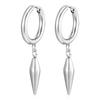 LT-MS-566 Fashion Trend Pendant Earrings for Women Trendy Electroplated 18K Gold Stainless Steel Hoop Earrings