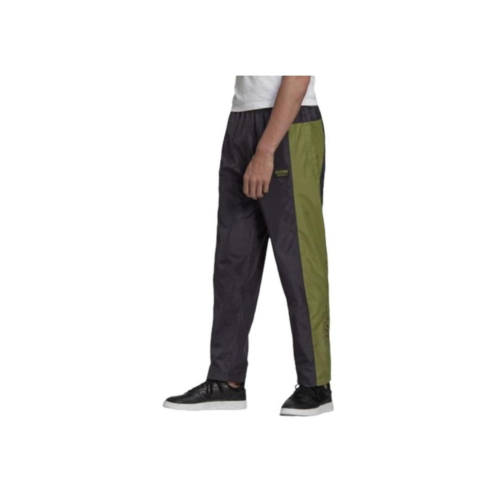 Adidas Оригинальные прямые брюки RYV средней посадки, удобные, повседневные, цвет серый, зеленый, со средней посадкой, мужские брюки GJ6723