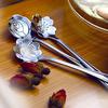 5 шт., ложка в форме цветка из нержавеющей стали, чайная ложка, ложка для мороженого для кухни, многофункциональные принадлежности