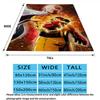1PC Onepunch Man Patterned Flannel Blanket Suitable For All Seasons For Home Decor Warmth And Comfort Gifts Holiday Present