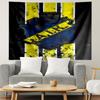 AIK Fotboll Print Tapestry, Lightweight Wall Hanging, for Bedroom, Dorm, Living Room, Home Art Decor, Birthday Christmas Gift for Friends