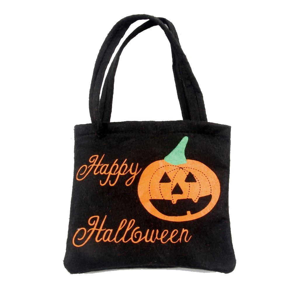Pumpkin Halloween Non-Woven Bag Spider Candy Storage Bucket Creative Festival