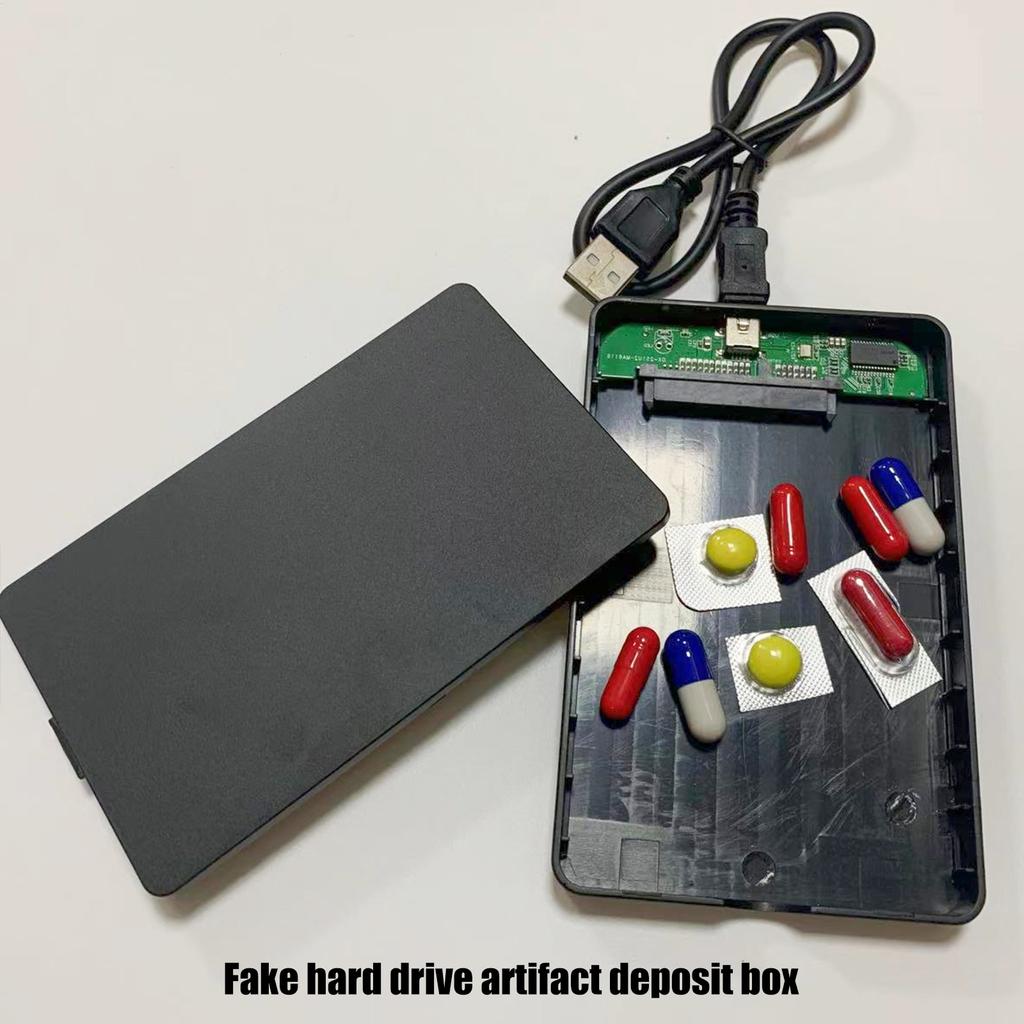 Портативный секретный контейнер для хранения наличных денег, скрытый футляр для хранения дисков для сохранности наличных денег и ювелирных изделий дома или в офисе