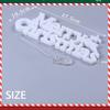 Светодиодная 3D надпись Merry Christmas, праздничное украшение для дома, декор