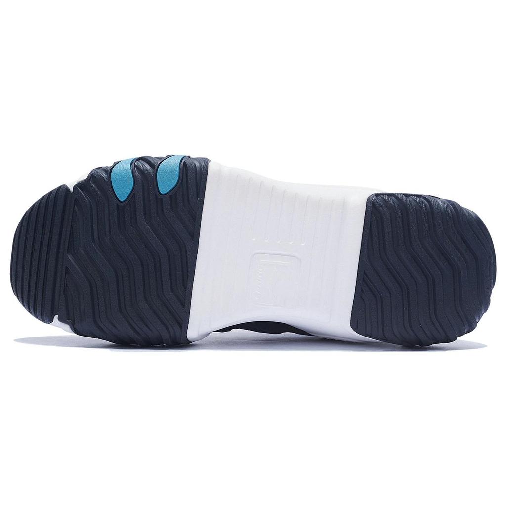 New LiNing Cat Paw Lite Winter Anti Slip Wear Resistant Water Resistant Warm Low Top Sports Casual Shoes Black Gray Blue AGCS347-1