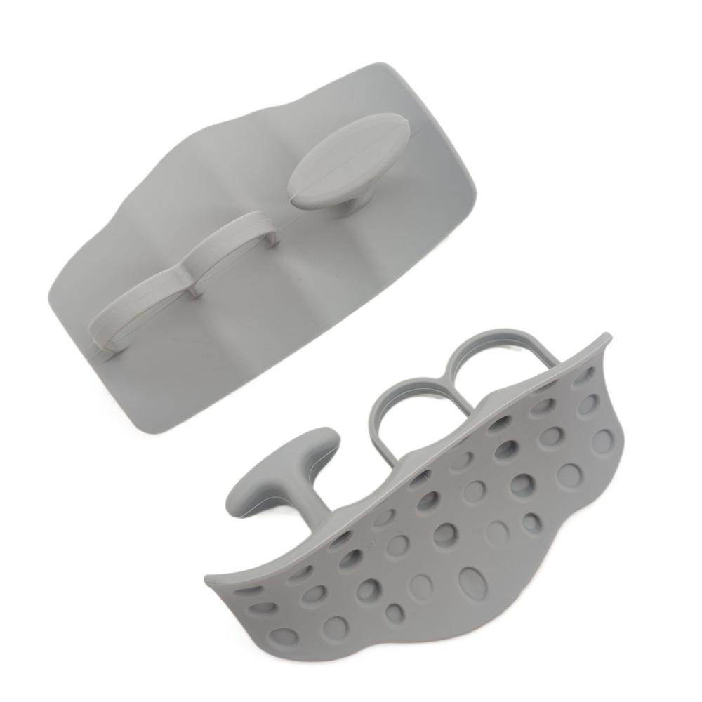 1 Pair Silicone Gymnastics Grip Finger Exerciser Finger Trainer Weight Lifting Grips  Bodybuilding