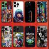 Игровой чехол S-Sally Face SF для iPhone 16,15,14,13,12,11, Pro, XS, Max, XR, Plus, E, Mini, Черный, Ударопрочный