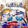 Аниме Pop Team Epic PIPI Постельный набор Пододеяльник Комплект для кровати Покрывало Наволочка Одеяло Размер Кинг Квин Мальчики Взрослые Постельный набор