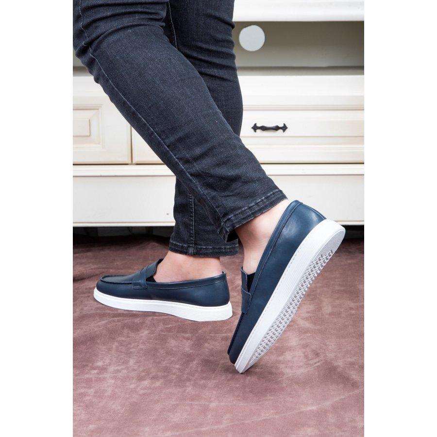 Мужская повседневная обувь из натуральной кожи Мокасины