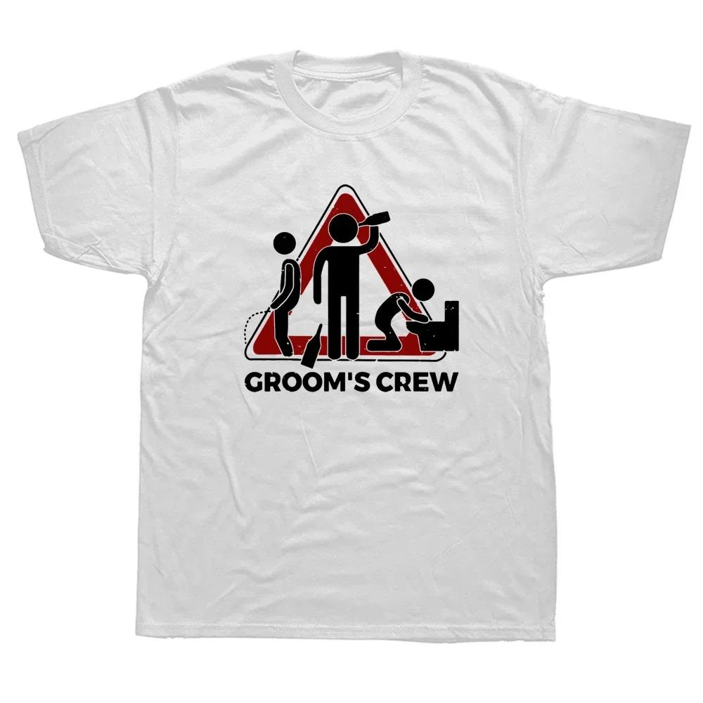 Funny Grooms Crew T Shirts Graphic Cotton Streetwear Short Sleeve ONeck Groom GroomsUnisex Bachelor Party Tshirt Unisexs Clothing