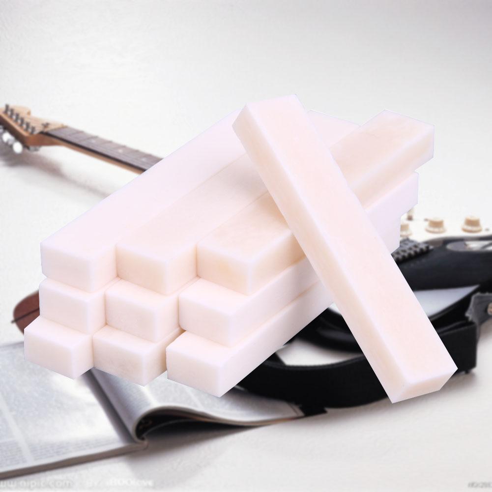 10 шт. Колышки для акустической гитары, порожки, замена из кости буйвола, бриджевые порожки для классической гитары, легкие, для LP, фолк-гитары