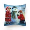 Stylish And Unique Christmas Snowman Pillow Case Perfect For Holiday Home Decor