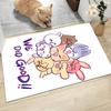 1Pc Adorable Animal Friends Carpet Rug Customizable Soft Washable Antislip Home Living Room Sofa Mats Personalized Rug 091742