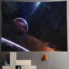Cosmic Planet Home Decoration Tapestry Background Cloth  Yoga Mat Bed Sheet Sofa Blanket