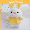 Rabbit Keychain Cute Cartoon Plush Key Ring Girls Backpack Pendant Decoration