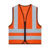 Детский светоотражающий жилет унисекс без рукавов на молнии спереди, высокой видимости, для волонтерской деятельности