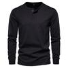 Мужская повседневная футболка с круглым вырезом и длинными рукавами, мужская тонкая спортивная нижняя рубашка, топ