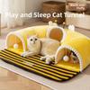 2in1 Pet Nest Creative Cat Bed Cat Accessories Kitten Play Tube Home Decor