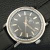USED FAVRE LEUBA GENEVE SEA CHIEF 253 SWISS MENS BLACK DIAL WATCH A427713-2 R1054-a427713